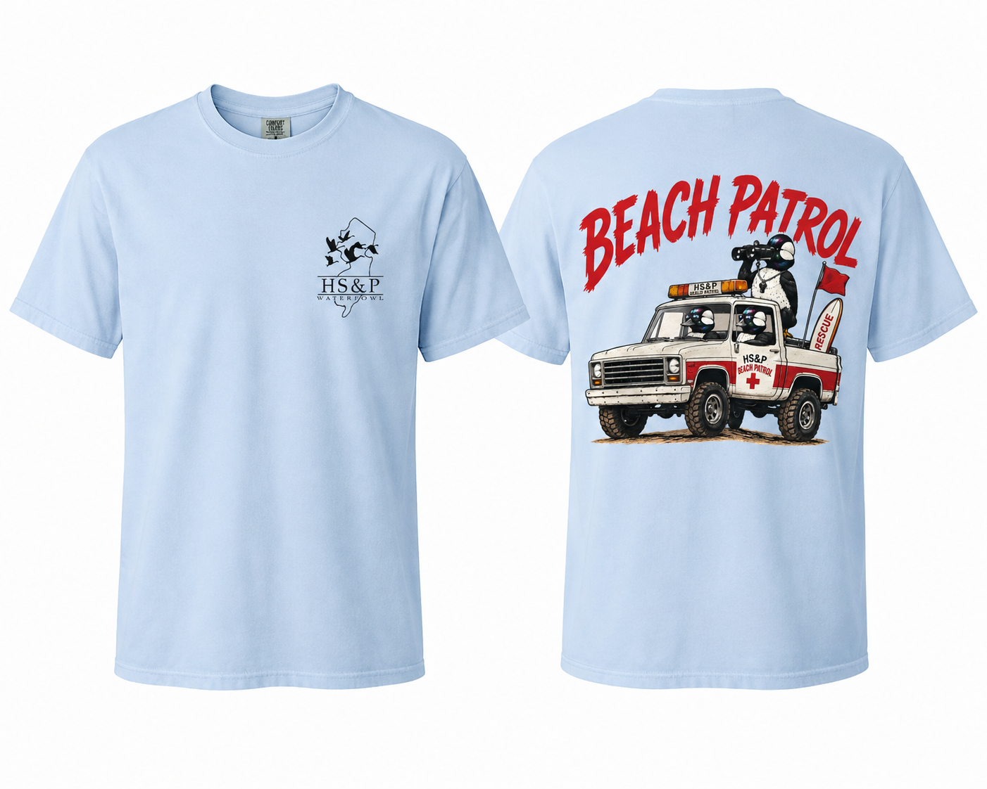 Bufflehead Beach Patrol Tee